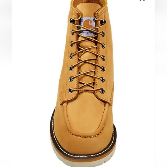 Carhartt Waterproof 6" Moc Toe Wedge Boot... Size 6.5 - Picture 3 of 11